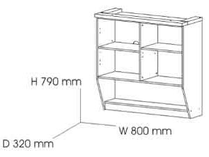Lemari Gantung FIDO KS 2P
