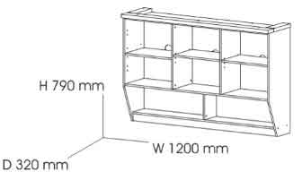 Lemari Gantung FIDO KS 3P