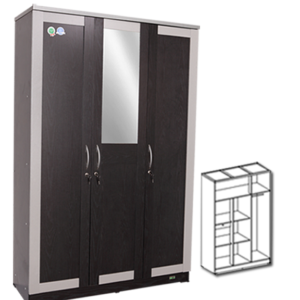 LP 25-17 2PK Lemari Pakaian 2 Pintu Rocky