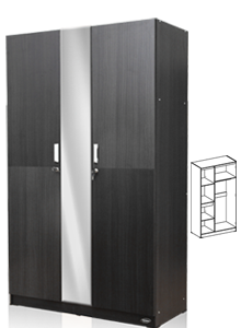 TLP 103-07 2 1/2 PK Lemari Edelweis 2 Pintu