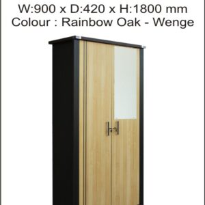 FIDO 2P Lemari Cermin 2 Pintu
