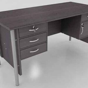 meja kantor kaki besi