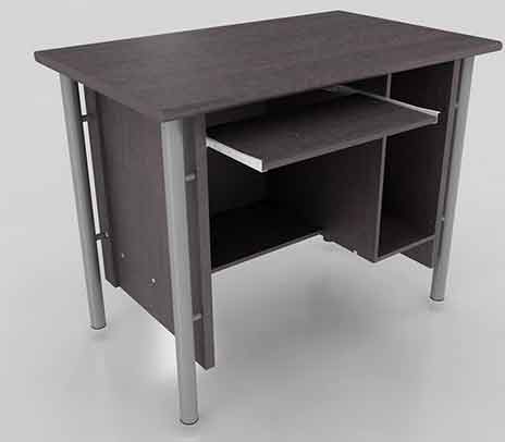 meja komputer kaki besi