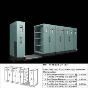MF-8-18 (32 CPTS) MOBILE FILE SYSTEM MANUAL ALBA