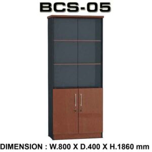 Lemari Buku Kayu S-Series VIP BCS-05