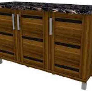 Kitchen Set Bawah 3 Pintu KBT019181B Seri Aurora OLYMPIC