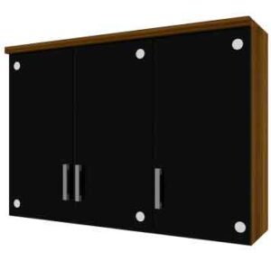 Kitchen Set Atas 3 Pintu Kaca KKT019181 Seri Aurora OLYMPIC