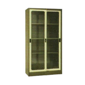 Lemari Arsip 2 Pintu Sliding Kaca Tinggi Type EL-438