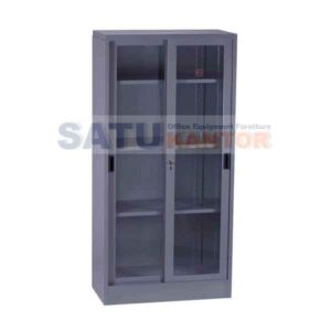 lemari arsip sliding kaca