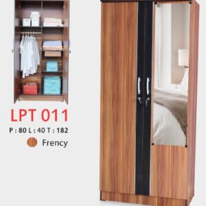 Lunar LPT 011 - Lemari Pakaian 2 Pintu