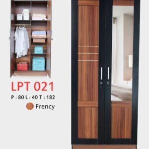 Lunar LPT 021 - Lemari Pakaian 2 Pintu
