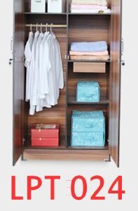 Lunar LPT 024 A - Lemari Pakaian 2 Pintu