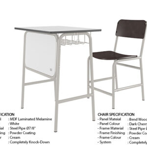 Kursi Meja Siswa Bandung SKT 02 ( SMP )