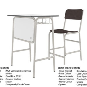 Kursi Meja Siswa Bandung SKT 03 ( SMA )