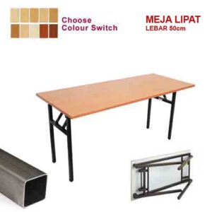 Meja Lipat Koenig Fold Panjang 120cm Lebar 50cm