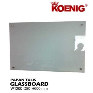 Papan Tulis (White Board) Kaca Koenig 60×120