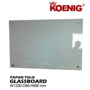 Papan Tulis (White Board) Kaca Koenig 90×120
