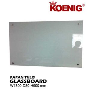 Papan Tulis (White Board) Kaca Koenig 90×180