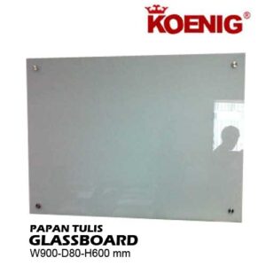 Papan Tulis (White Board) Kaca Koenig 60×90
