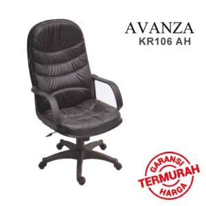 kursi direktur hitam kain