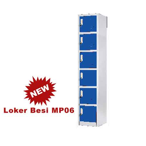 loker besi 6 pintu