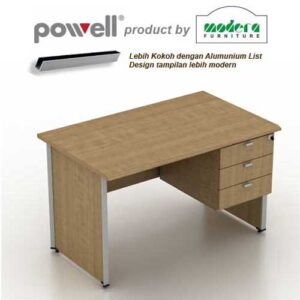Meja Kantor Modera Powell 1475 plus laci atas
