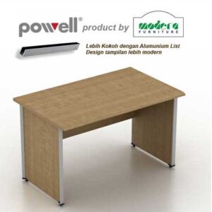 Meja Kantor Modera Powell 1275 tanpa laci