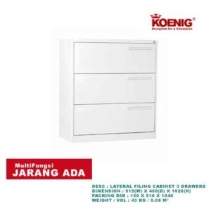 Filling Cabinet 3 laci Koenig 083