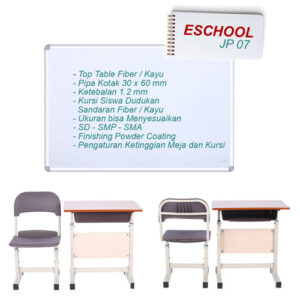 Meja Siswa dan Kursi Siswa Eschool Jp07