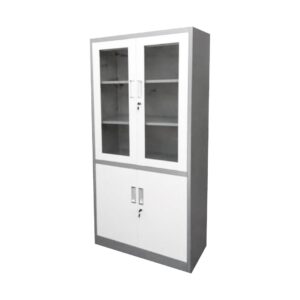 Lemari Arsip Besi KK 33 SW Pintu Ayun 1/2 Kaca