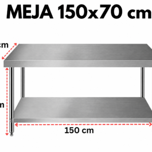 Meja Stainless 150 x 70
