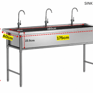 Sink 1 Bak - 3 Keran