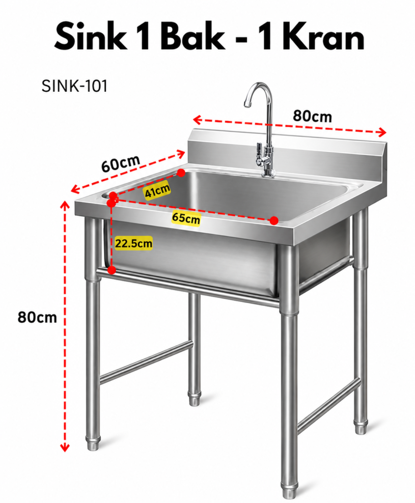 sink 1 bak 1 keran