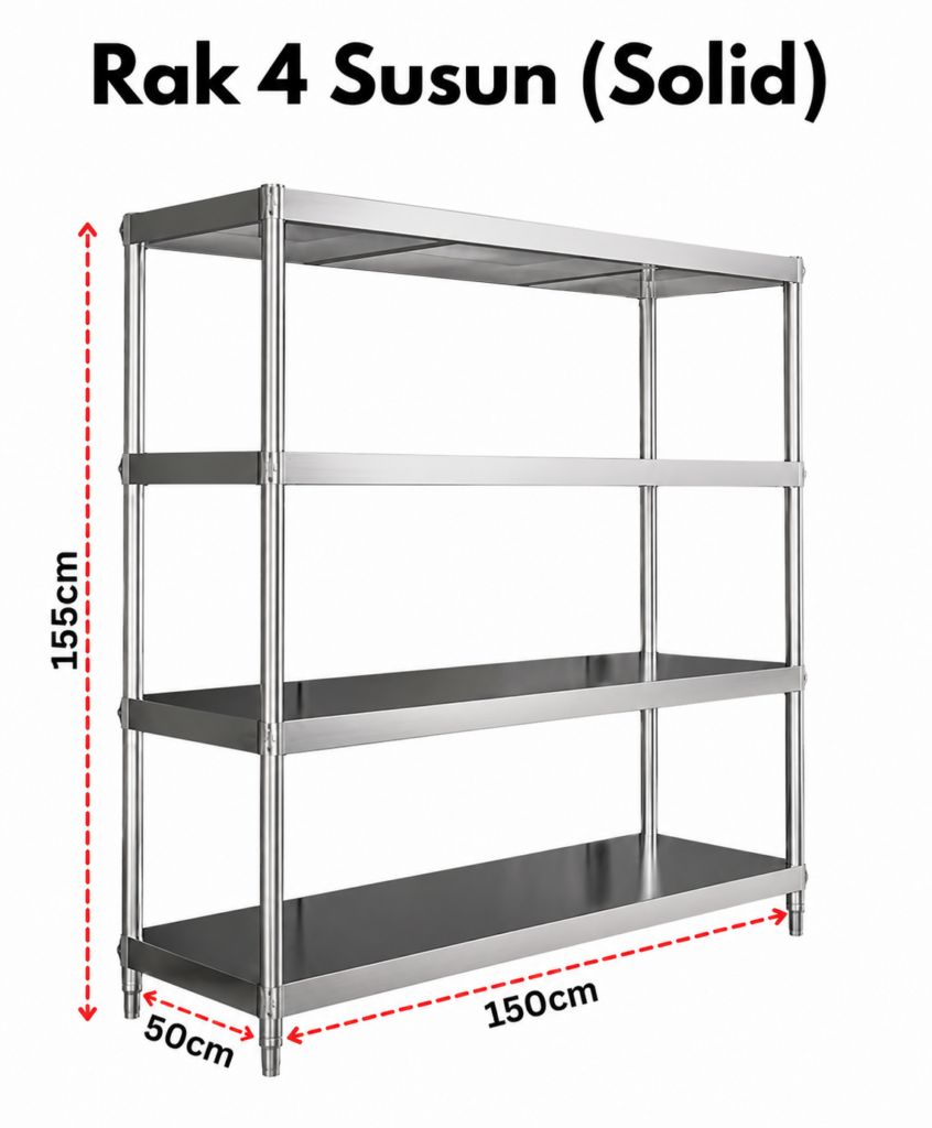 Rak Susun Stainless 4