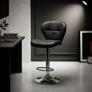 Kursi Bar Indoor Red - Black 002