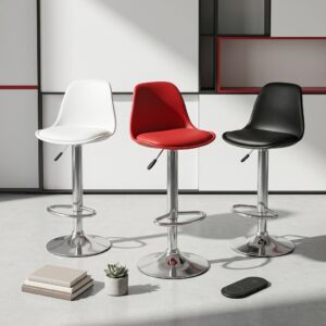 Kursi Bar Indoor Black - Red 003