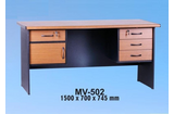 Meja Kantor VIP MV 502A dengan laci dan file cabinet