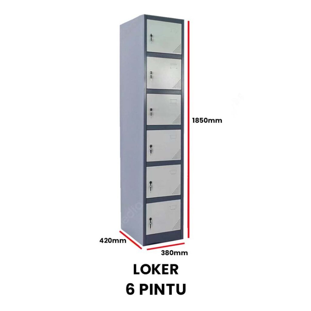 Loker Besi Koenig AAL106 6 Pintu