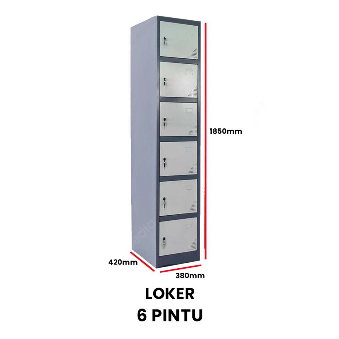 Loker Besi Koenig AAL106 6 Pintu