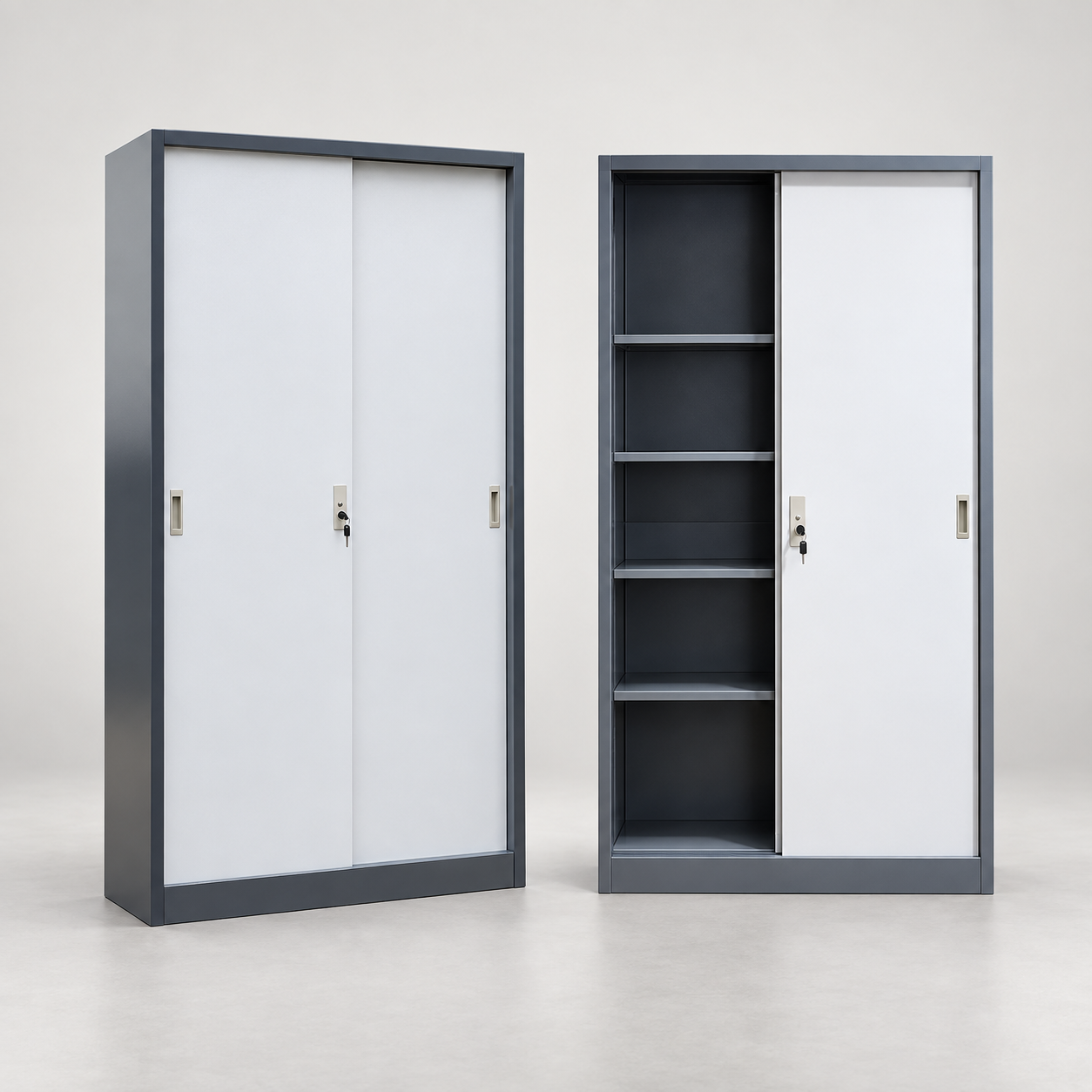 Lemari Arsip Besi ACERO 36SL Pintu Geser Solid