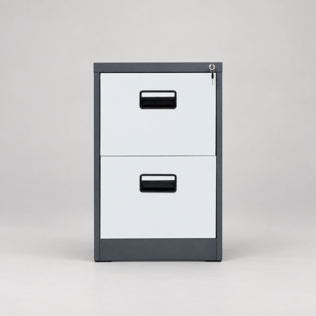 Filing Cabinet Besi Koenig Curve E 2 Laci
