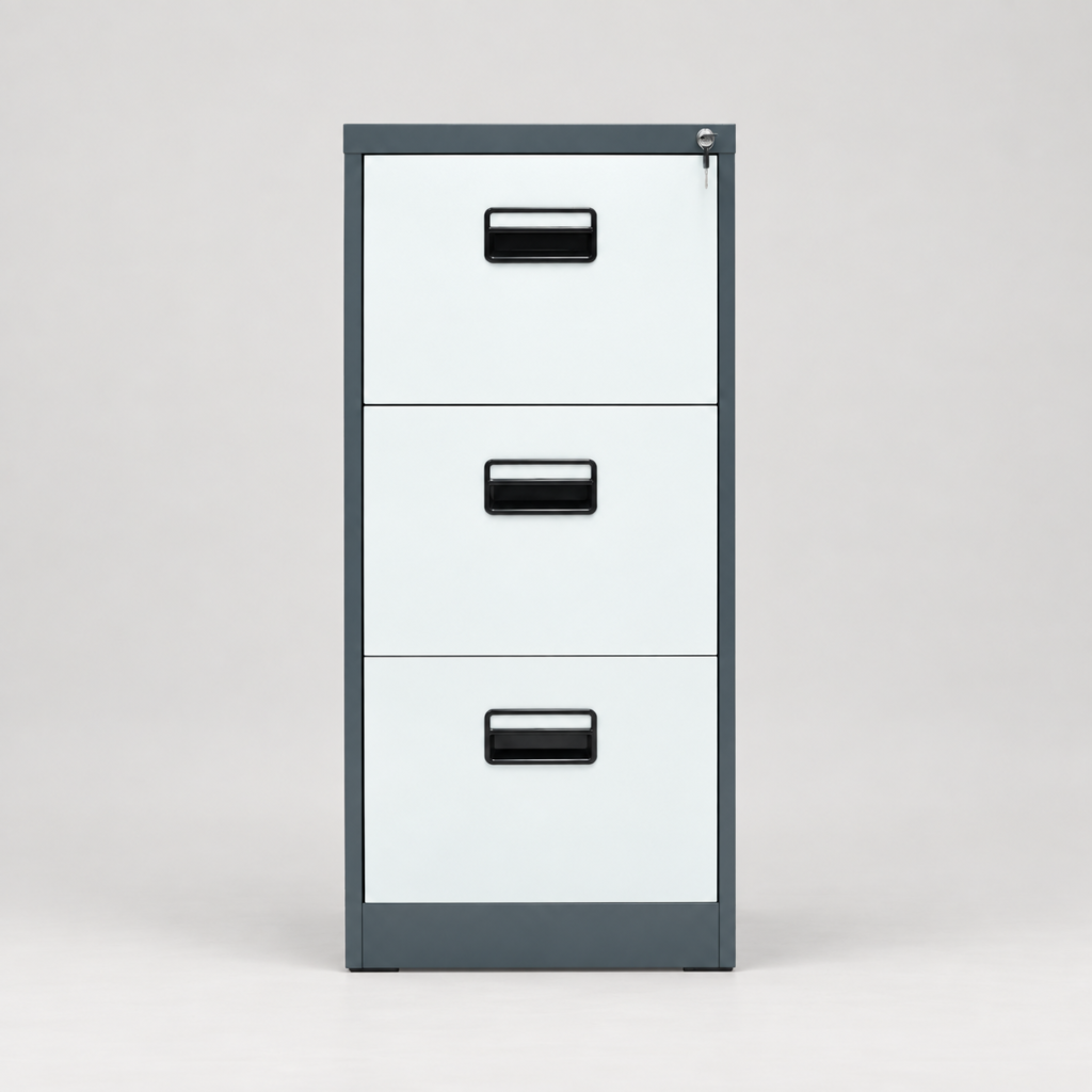Filing Cabinet Besi Koenig Curve E 3 Laci