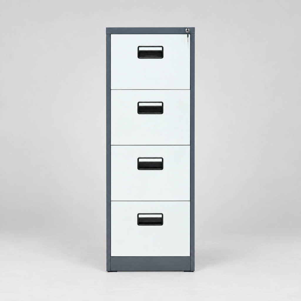 Filing Cabinet Besi Koenig Curve E 4 Laci