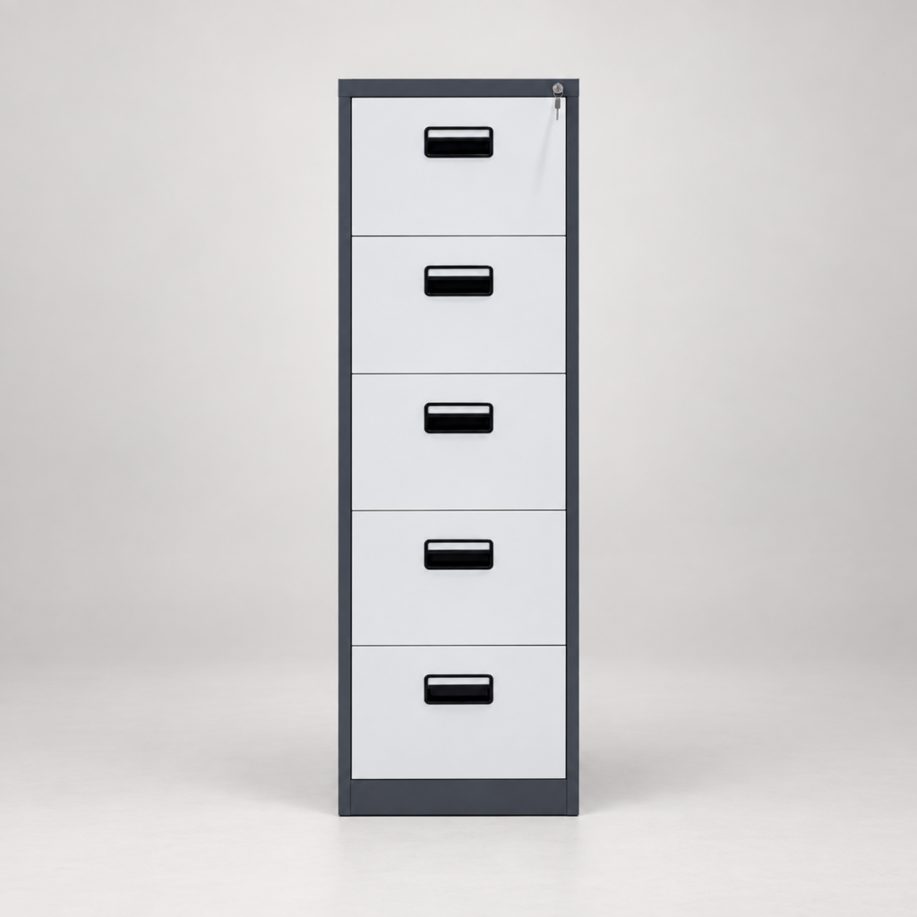 Filing Cabinet Besi Koenig Curve E 5 Laci