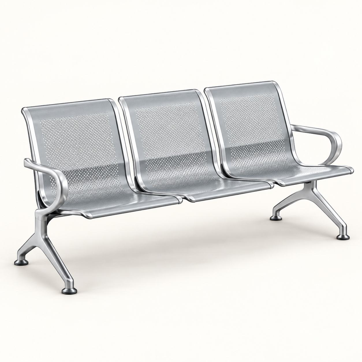 Kursi Tunggu Koenig AC 301 3 Dudukan Metal Mesh