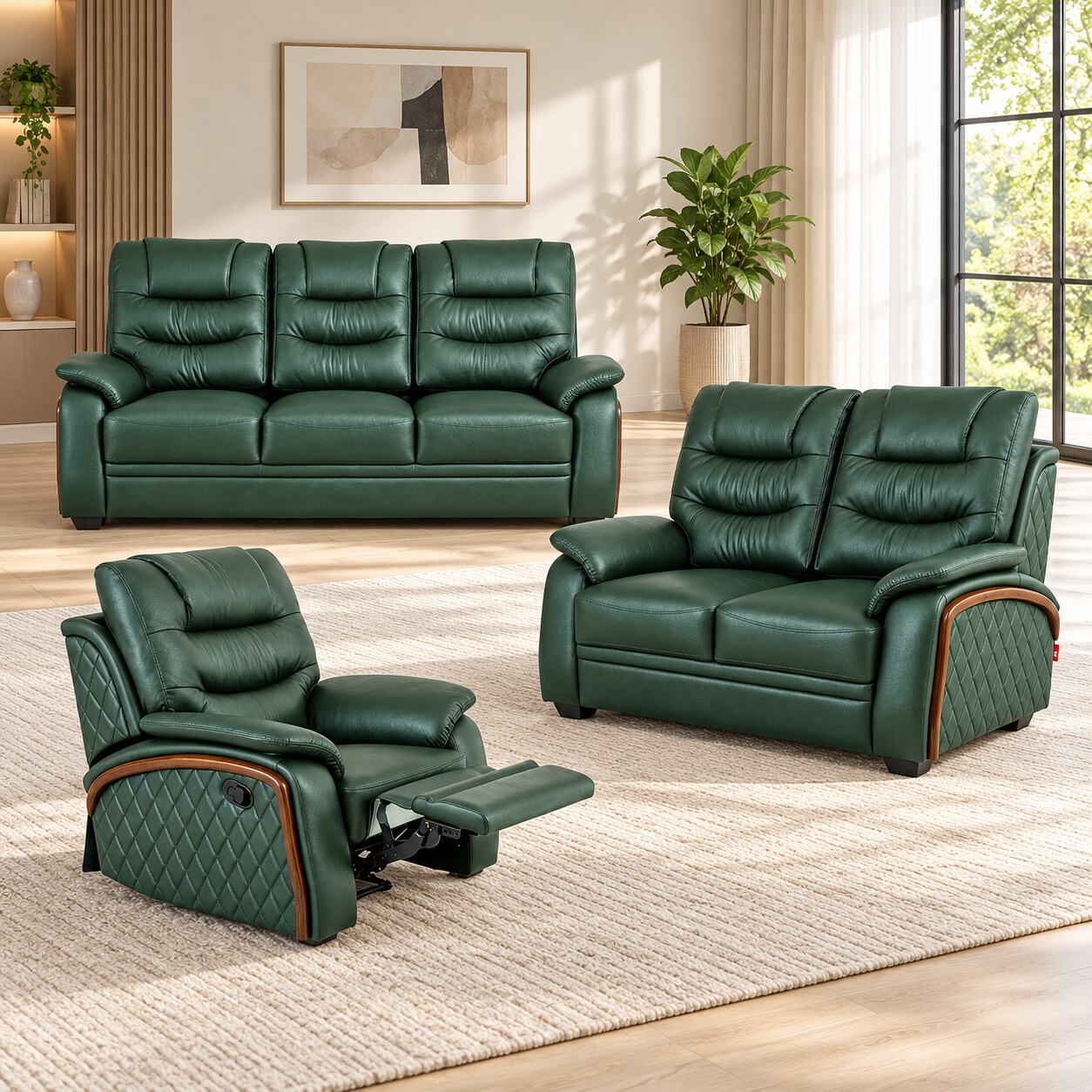 Sofa Recliner Koenig Polkadot 3-2-1