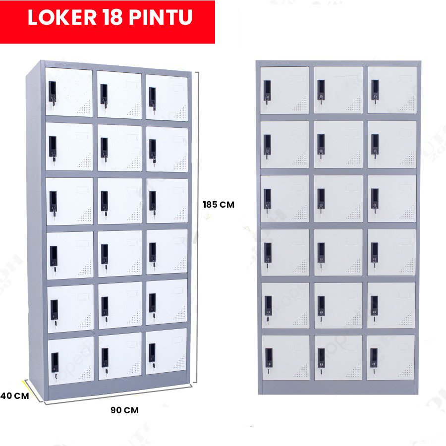 Loker Besi Koenig LC 18P MS 18 Pintu