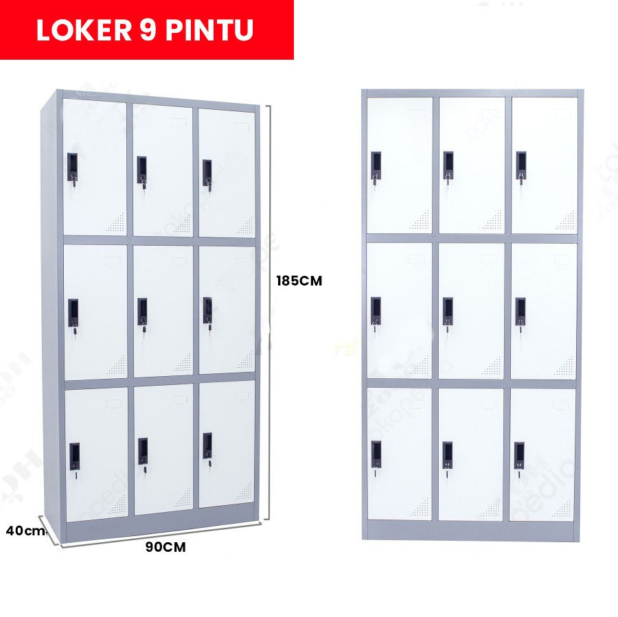 Loker Besi Koenig LC 9P 9 Pintu