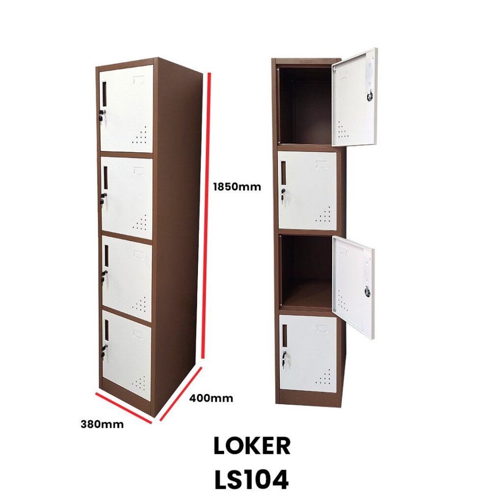 Loker Besi Koenig LS104 4 Pintu