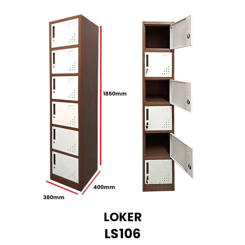 Loker Besi Koenig LS106 6 Pintu